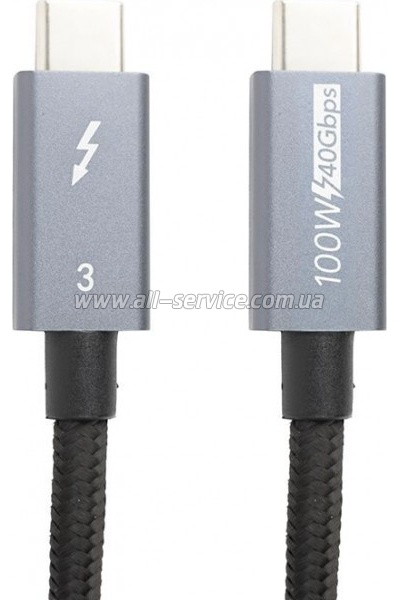 ���� ������ USB-C to USB-C 2.0m Thunderbolt 3 100W PowerPlant (CA913343)