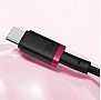 ���� ������ USB-C to USB-C 2.0m 100W Dura Series black red Baseus (P10377803U01-03)