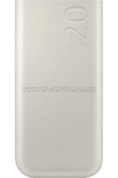   Samsung 20000mAh, SuperFastCharge2.0/45W, PD/3.0, PDO/PPS, Beige (EB-P4520XUEGEU)
