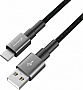 ���� ������ USB 2.0 AM to USB-C 1.0m 3A nylon black Grand-X (PC-08B)