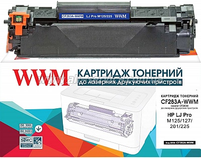  WWM  HP LJ Pro M125/ M127/ M201/ M225  CF283A (CF283A-WWM)