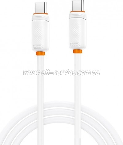 ���� ������ USB-C to USB-C 1.0m 27W white XO (XO-CB-300CC-WH)