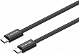 ���� ������ USB-C to USB-C 1.0m 60W Magnet Braided Black Canyon (CND-CCMG60AB15B)