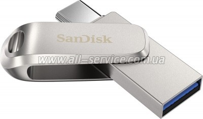 ������ SanDisk 64GB Dual Drive Luxe USB 3.1 + Type-C (SDDDC4-064G-G46)