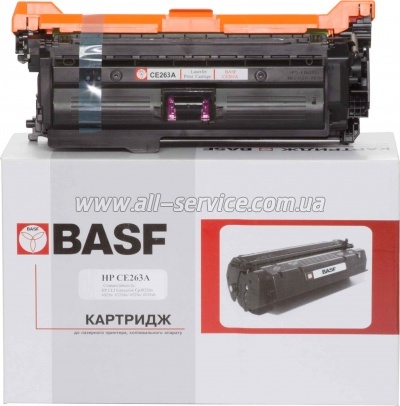 �������� BASF HP CLJ CP4025dn/ 4525xh ������ CE263A Magenta (BASF-KT-CE263A)