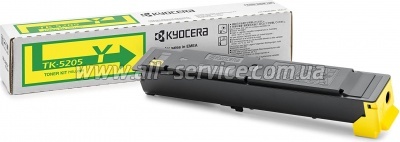 �����-�������� Kyocera TK-5205 Kyocera TASKalfa 356ci/ 358ci yellow (1T02R5ANL0)