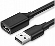 ���� ������ USB 2.0 AM/AF 0.5m US103 black Ugreen (10313)