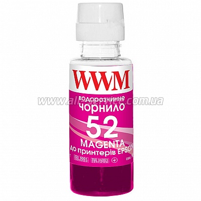  WWM GT52  HP Jet Ink Tank 115/ 315/ 319 100 Magenta (H52M)