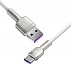 ���� ������ USB 3.1 AM to USB-C 2.0m 6.0A 66W Cafule Series Metal White Baseus (CAKF000202)
