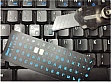 Наклейка на клавіатуру BestKey мініатюрна непрозора чорна, 56, блакитний (BKm4BLU/042) Наклейка на клавіатуру BestKey мініатюрна непрозора чорна, 56, блакитний (BKm4BLU/042)