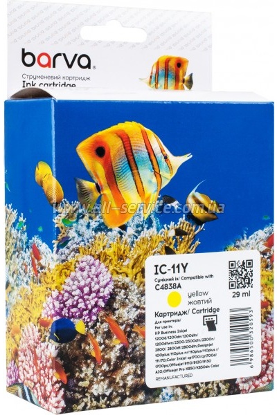 �������� Barva HP �11/ C4838A Yellow (IC-11Y)