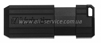  64Gb VERBATIM USB Drive STORE'N'GO PIN STRIPE BLACK (49065)
