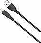 ���� ������ USB 2.0 AM to Lightning 2.0m 3A textured PVC black ColorWay (CW-CBUL095-BK)
