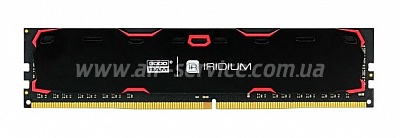 4Gb GOODRAM  DDR4 2400MHz Iridium Black (IR-2400D464L15S/4G)