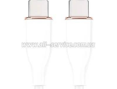���� ������ USB-C to USB-C 1.5m 3A Cablexpert (CC-USB2S-CMCM-1.5M-W)