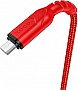 ���� ������ USB 2.0 AM to Micro 5P 1.0m 2.4A nylon X59 red HOCO (6931474744906)