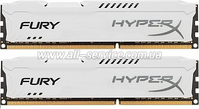  32Gb Kingston HyperX Fury 2x16GB DDR4 3466MHz White (HX434C19FWK2/32)