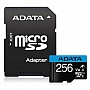   ADATA 256GB microSDXC calss 10 UHS-I V10 A1 (AUSDX256GUICL10A1-RA1)