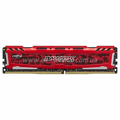  8GB Crucial Ballistix Sport DDR4 CL16 SRx8 Red (BLS8G4D240FSEK)