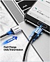 ���� ������ USB 2.0 AM to USB-C 1.5m US288 Aluminum Braid (Black) Ugreen (60127)
