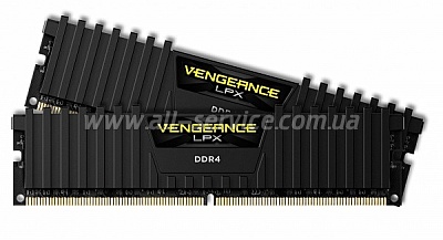  16GB CORSAIR Vengeance LPX Black DDR4 2400Mhz 2x8GB (CMK16GX4M2A2400C16)