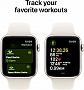 - Apple Watch SE 2024 GPS 44mm Starlight Aluminium Case with Starlight Sport Band - M/L (MXEV3QH/A)