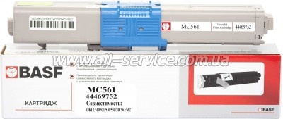  BASF OKI C510/ C511/ C530  44469752 Yellow (BASF-KT-MC561Y)