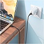 ���� ������ USB-C to USB-C 2.0m 60W Lenny silicone BX113 black BOROFONE (6941991115516)