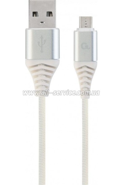 ���� ������ USB 2.0 AM to Micro 5P 1.0m Cablexpert (CC-USB2B-AMmBM-1M-BW2)