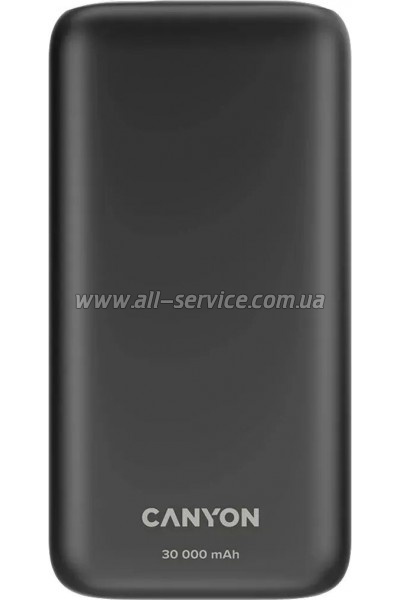 ������� ������������� Canyon PB-301 30000mAh PD 20W (CNE-CPB301B)