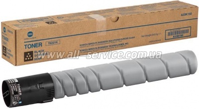�����-�������� Konica Minolta TN-221 Minolta Bizhub C227/ C287 black (A8K3150)
