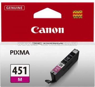  Canon CLI-451 Magenta PIXMA MG5440/ MG6340 (6525B001)