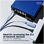 ���� ������ USB AM to RJ45 Ethernet 1.8m FT232RNL black Digitus (DA-70173)