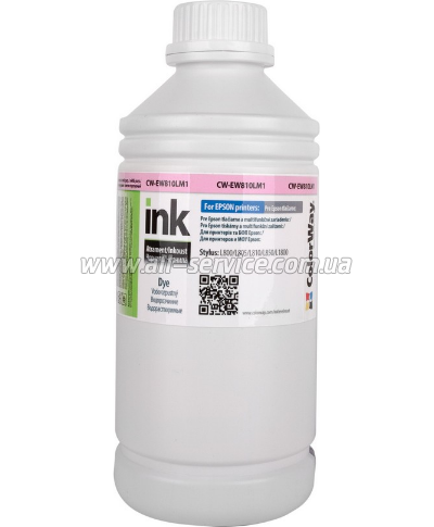  ColorWay Epson 673 Epson L800/ 1800 1 Light Magenta (CW-EW810LM1)