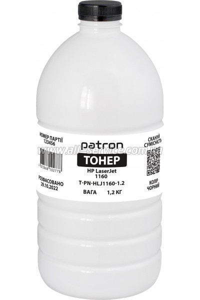 ����� Patron HP LJ 1160 ����� 1.2�� Black (PN-HLJ1160-1.2)