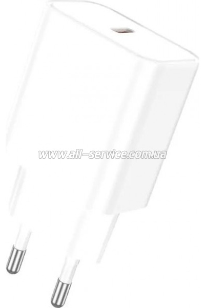 �������� ������� BOROFONE BA71A USB-C PD20W white (6974443387964)