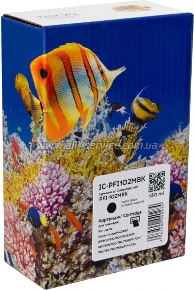 �������� Barva Canon PFI-102MBK/ ������ 0894B001 matte black (IC-PFI102MBK)