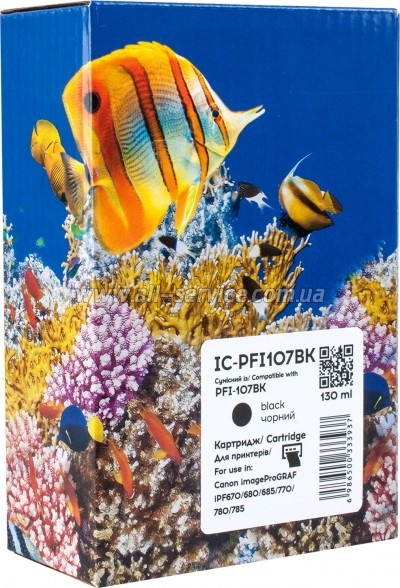 �������� Barva Canon PFI-107BK / 6705B001 Black (IC-PFI107BK)