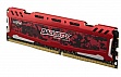  Micron Crucial DDR4 2400 8GB Ballistix Sport, Red,  Retail (BLS8G4D240FSE)