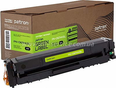 �������� Patron Green Label Canon 067H Black (PN-067HKGL)