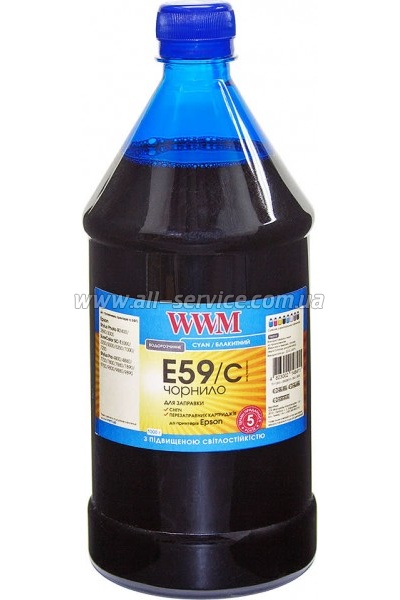  WWM  Epson Stylus Pro 7700/ 9700/ 9890 Cyan  (E59/C-4)
