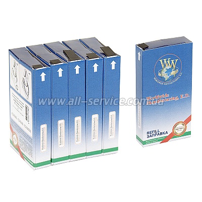   WWM 13 mm*10 m Refill STD  Black*5 (R13.10SR5)