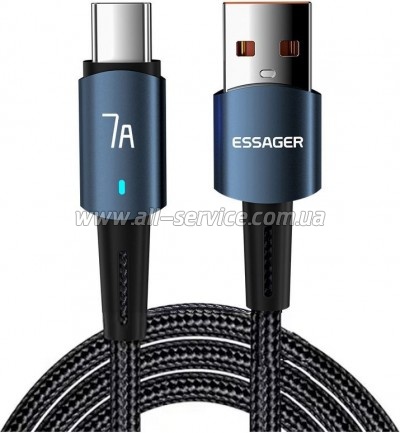 ���� ������ USB 2.0 AM to USB-C 1.0m 7A 100W blue Essager (EXC7A-CG03-P)