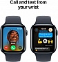 - Apple Watch SE 2024 GPS 44mm Midnight Aluminium Case with Midnight Sport Band - S/M (MXEJ3QH/A)