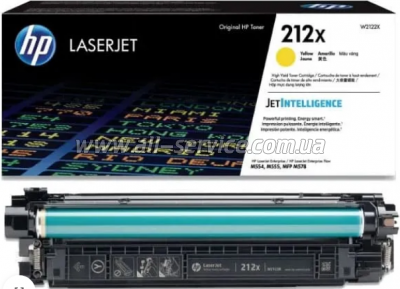   HP 212X CLJ M554/ M555/ M578 Yellow (W2122X)