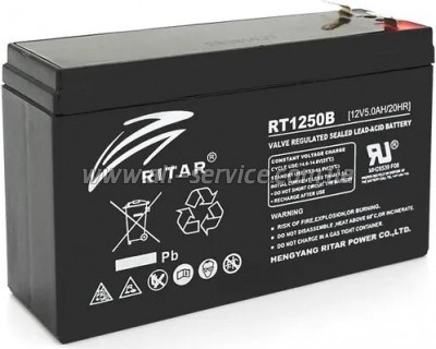    Ritar AGM RT1250, 12V-5Ah (RT1250BL)