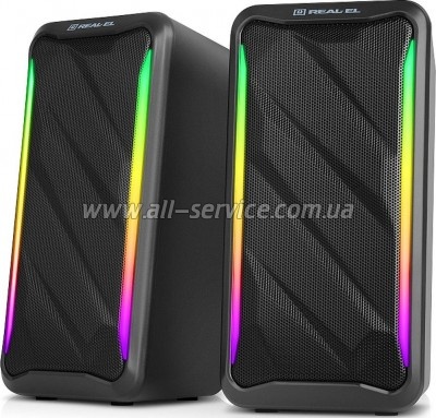   REAL-EL S-130 USB Black (EL121100018)