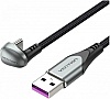 ���� ������ USB 2.0 AM to USB-C 1.5m 66W 180� U-Shaped aluminum alloy Vention (COHHG)