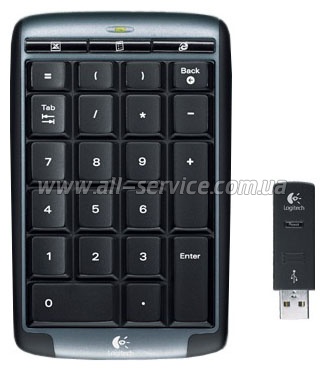   Logitech Cordless Number Pad USB 920-000222
