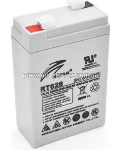   Ritar AGM RT628. 6V 2.8Ah (RT628)